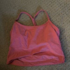 Beyond yoga size small coral pink tank top